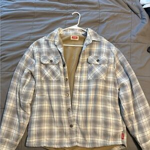 Wrangler Sherpa Lined Flannel Jacket